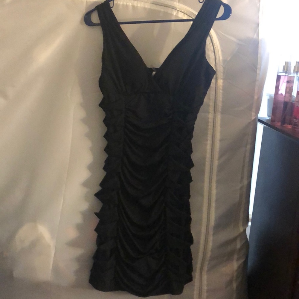 Black cocktail dress